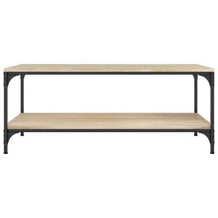 VidaXL Coffee Table Sonoma Oak 80x50x40 Cm Engineered Wood 819368