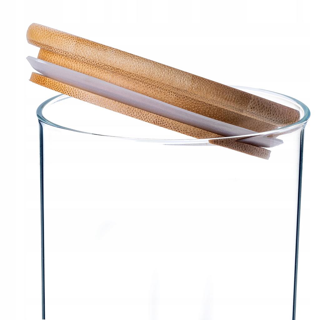 KADAX 5x Vorratsbehälter Glasbehälter Nudeln mit Deckel Set