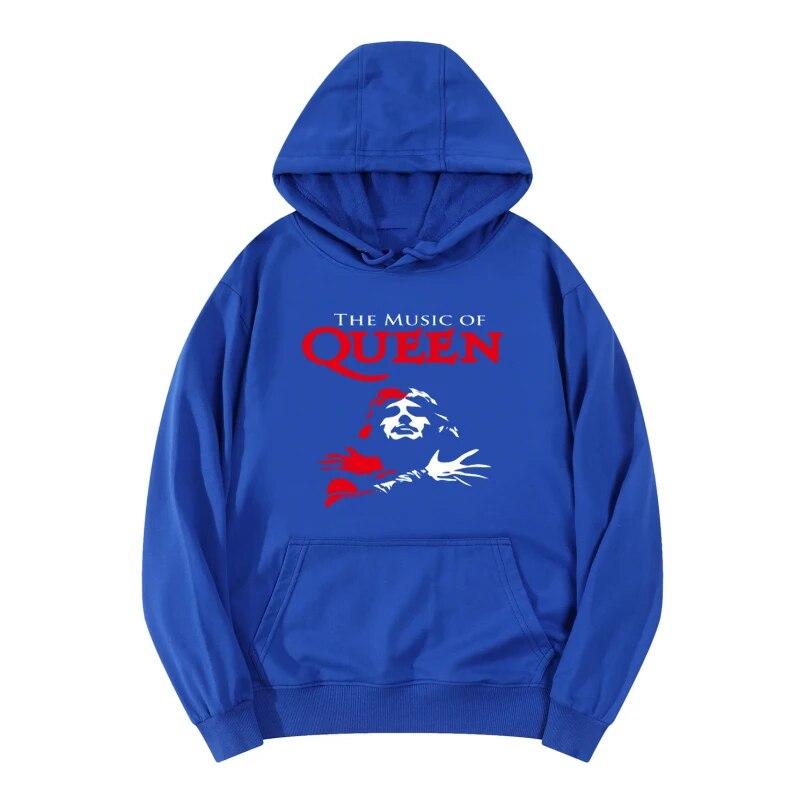 Music Legendary Rock Band Hoodies Queen Unisex Women Streetwear Hoodie Sweatshirts Harajuku Pullovers Unisex Tracksuits Clothing