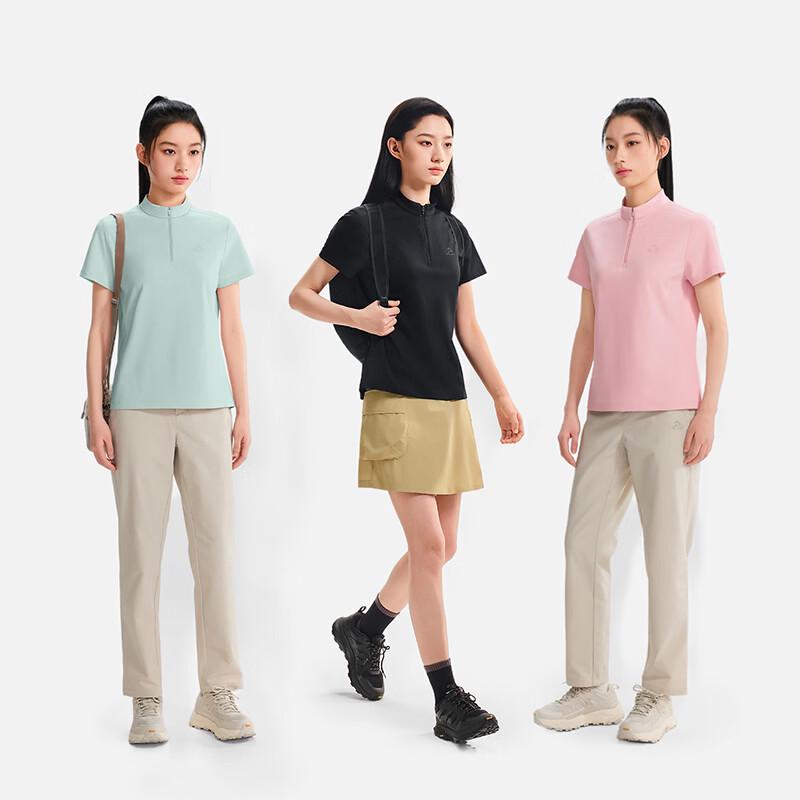 Pelliot Women's High-Elastic Hiking Short-Sleeve T-Shirt