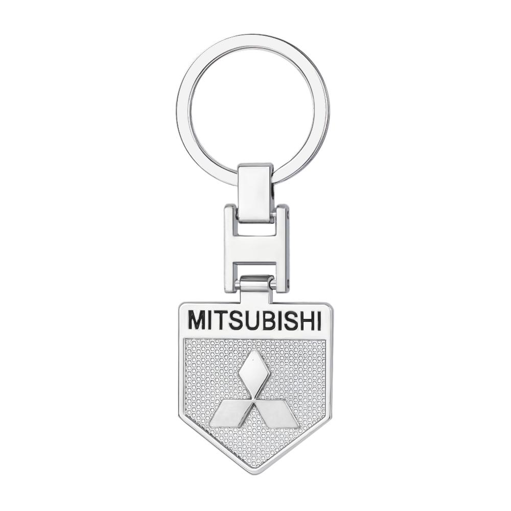 Metal Leather Car Key Ring Braided Rope Key Case Key Chain For Mitsubishi Space Star Lancer Outlander Xl Eclipse Cross Asx Colt