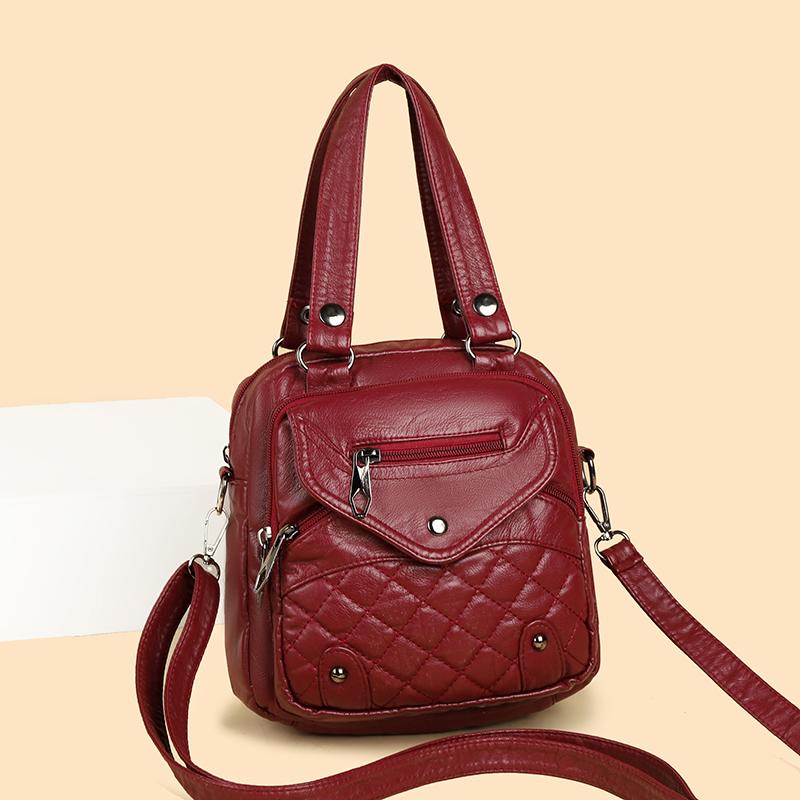 Damenhandtasche Multifunktionaler Nieten-Rucksack