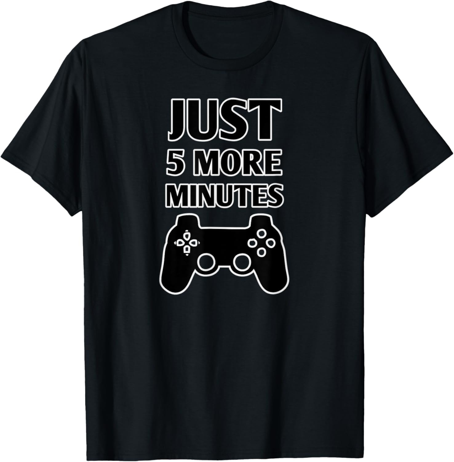 Just 5 Minutes More Cotton Men t shirt M чёрный