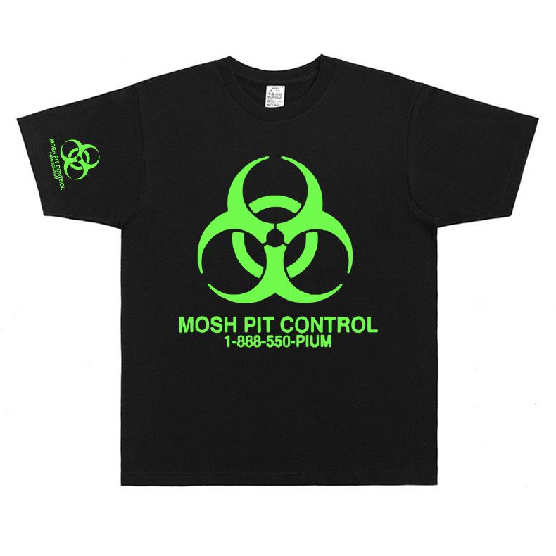 2026 Homixide Gang Mosh Pit Control Tshirt Playboi Carti Opium Merch HXG Tshirts UNISEX Women Hip Hop Oversized Cotton T Shirts M