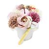 Arenca Antique Rosa Hair Accessories - 15 Piece Set for Coming-of-Age Ceremony, Chirimen Craft