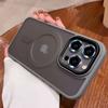 Translucent Frosted Glass Lens Protector Magnetic Case for iPhone 15 14 13 12 11 Pro Max 15Plus Shockproof Wireless Charge Cover
