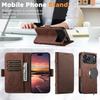iPhone 17 Pro Flip Case with MagSafe, Card Slot, Wireless Charging, Stand, and Protective Leather Design