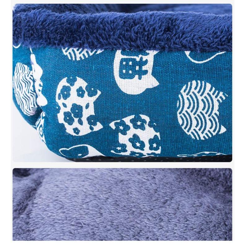 Soft Pet Bed Flannel Thickened Pet Fleece Dog House Soft Fleece Nest Dogs Baskets Mat Puppy Kennel For Cat Breathable Pets Bed
