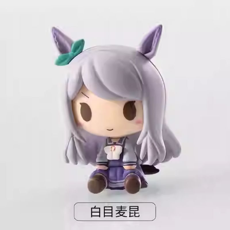 Anime Umamusume Pretty Derby Tokai Teio Gold Ship Mejiro Kitasan Black Figure Model Statue Desktop Car Ornament Boy Toy Gifts