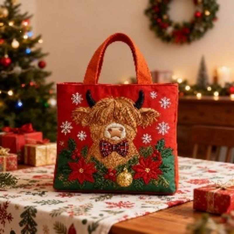 Handbag New Fashion Quilted Digital Printing Tote Bag Commuter Casual Cotton Bag Autumn and Winter Bag Multi-function Bag