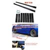 For Honda Civic 2015+ Hatchback Sedan Type-R Side Skirt Extension Line Rocker Panels Guard Body Kit ABS Gloss Black