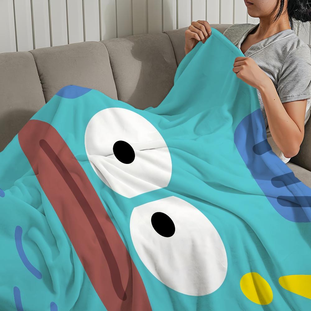 Cute Cartoon H-Hangyodon Blanket For Soft Throw Blanket for Picnic Bed Sofa Home Bedroom Cozy Warm Comfortable