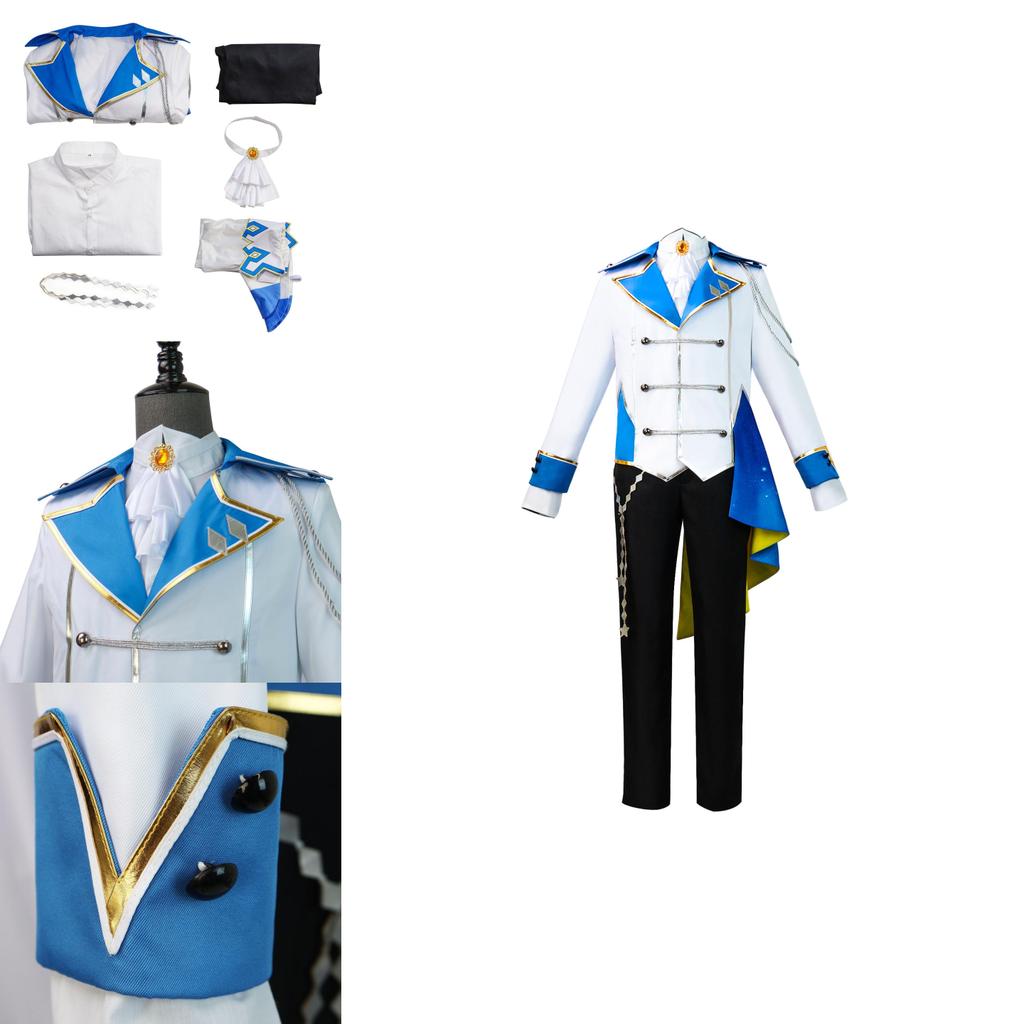Tenma Tsukasa Halloween Cosplay Costume Set With Polyester Fabric For Anime Fans