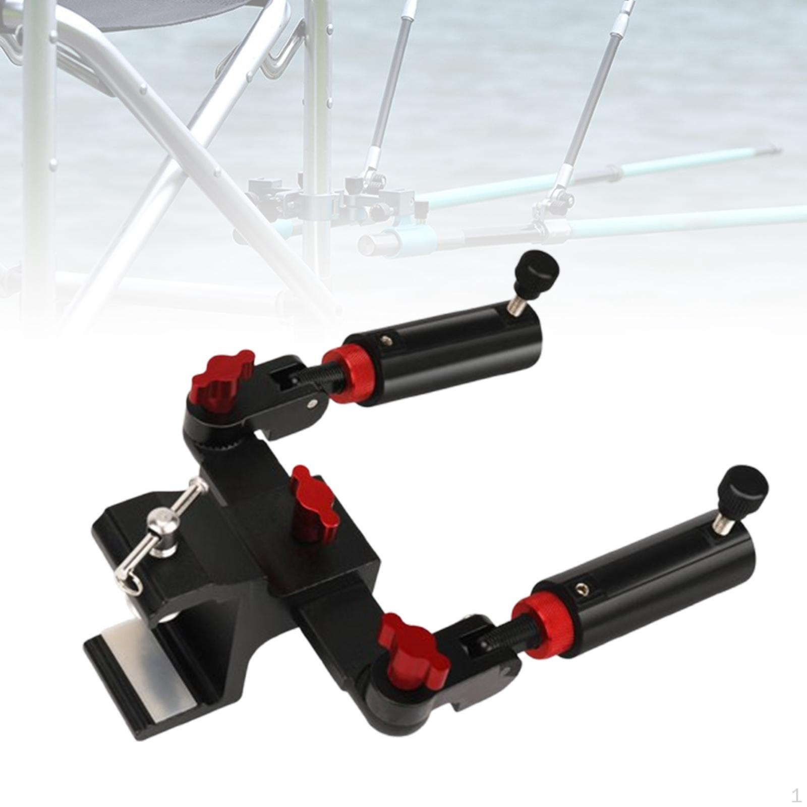 

Кресло для рыбалки, держатель удочки, регулируемый, гибкий, прочный, кронштейн для держателя чёрный