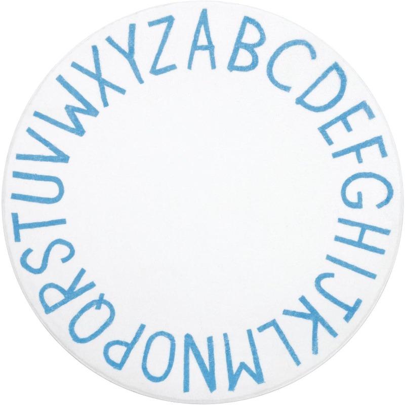 1pcs Nordic Style Round Minimalist Carpet Non-Slip Floor Mat for Living Room Bedroom & Bedside Soft Home Decor Circular Area Rug 80x80cm