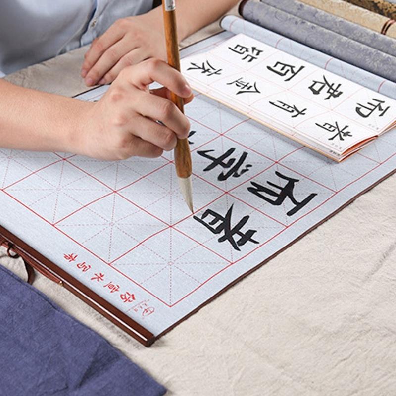 Calligraphy Practice Cloths Water Based Writing Nonwoven Fabric Multicolor Smooth Writing Design for Different Fonts