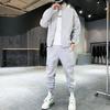 Men's Spring 2025 Korean Style Casual Suit: Youth Sport Two-Piece Set Plus Size
