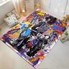 Colorful Abstract Street Art Style Rug with Urban Figures and Graffiti Suitable for Use As an Anti-slip for Living Room Bedroom Sofas