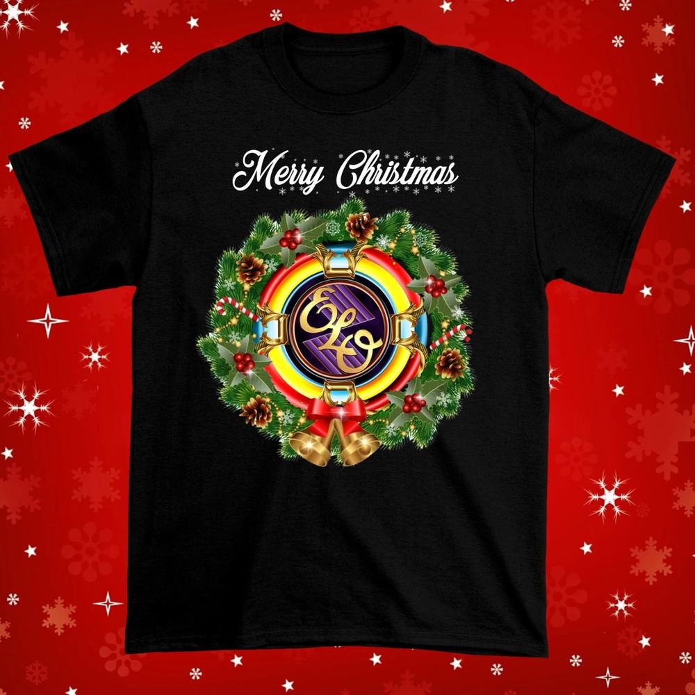 

Merry Christmas Electric Light Orchestra Logo Black All Size Shirt MI773 Unisex T-Shirt S