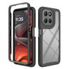 Pro Motorola Moto G56 5G Pouzdro Odolné proti pádu 2 v 1 PC+TPU Kryt na telefon