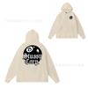 Mens Oversized Hooded Sweatshirt With Letter Print Streetwear Style Cotton Pullover Winter