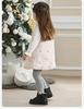 David Bella Children's Plush Vest Skirt Winter New Baby Dress Girls' Christmas Red Warm Skirt