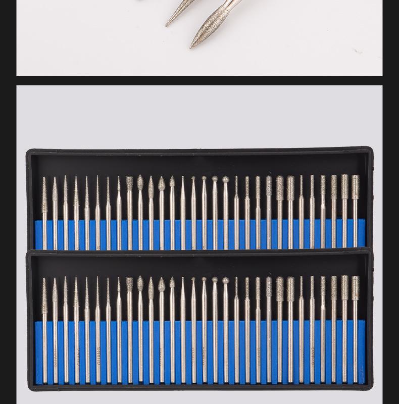 Lin Guang Diamond Electroplated Grinding Needle for Jade Carving and Mold Polishing