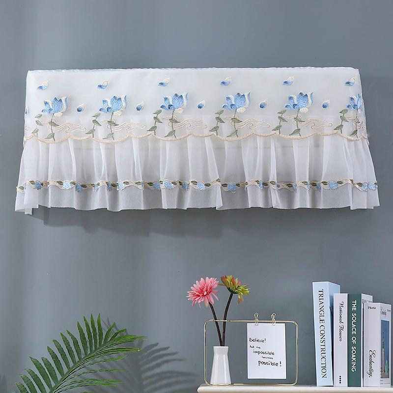 Large Size Lace Hanging Air Conditioning Dust Cover All-Inclusive  Conditioner Protective Luxury Embroidery Home Decoration