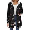 2025 Women's Hooded Printed Zipper Cardigan Coat - Casual Fashion, In Stock