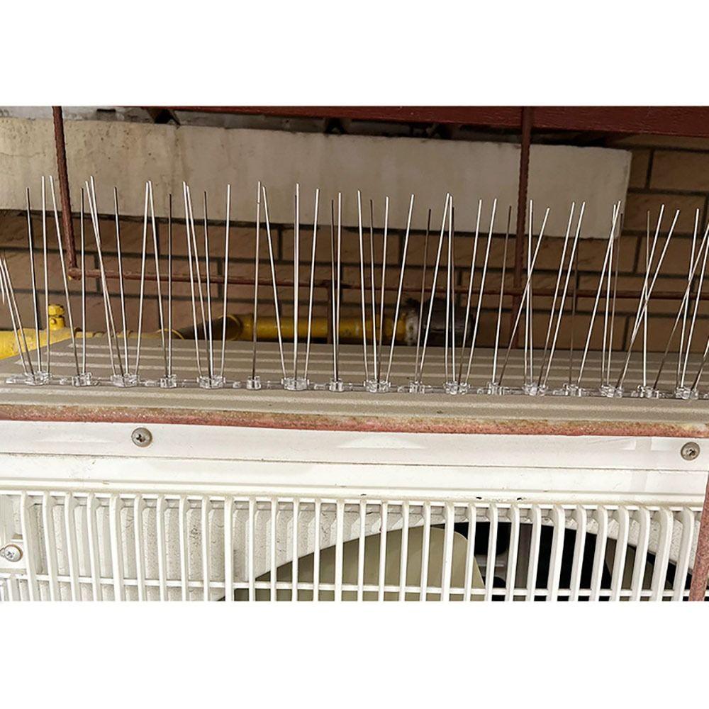 1/4Pcs 25cm Bird Proof Nails Stainless Steel Bird Thorn Anti-bird Sting for Garden Fence Roof