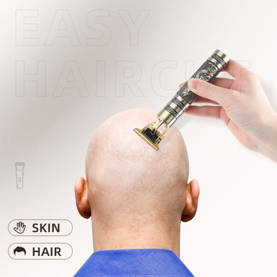 1 Set Haarschnitt Nicht rostend Praktische Null Klinge Abstand Retro Push Cutter Haar Rasierer Schneiden Maschine Haar Trimmer