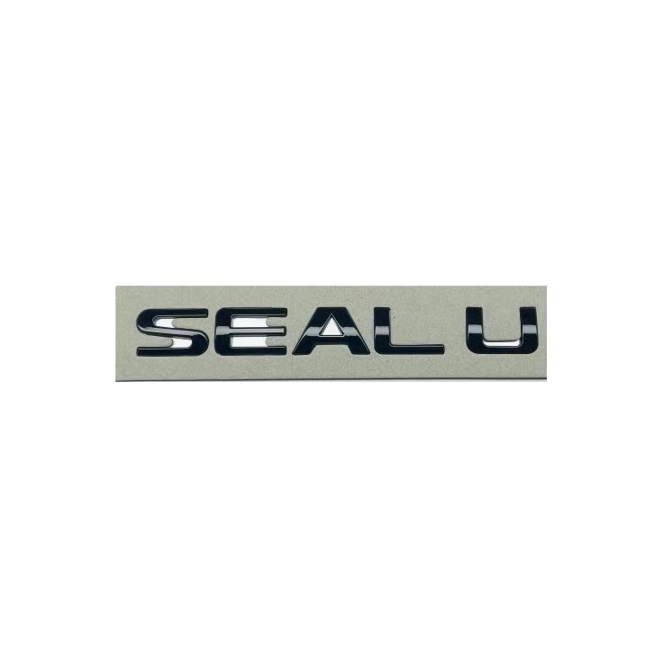 3D ABS Chrome Black Logo BYD Emblem Letters Stiker Car Trunk Badge For BYD SEAL QIN HAN SONG Plus ATTO3 SEAL U Accessories