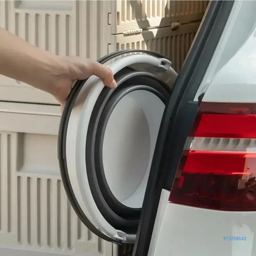 15/5/10L přenosné skládací vědro na vodu s rukojetí pro turistiku, kempování, venkovní rybolov, dropshipping