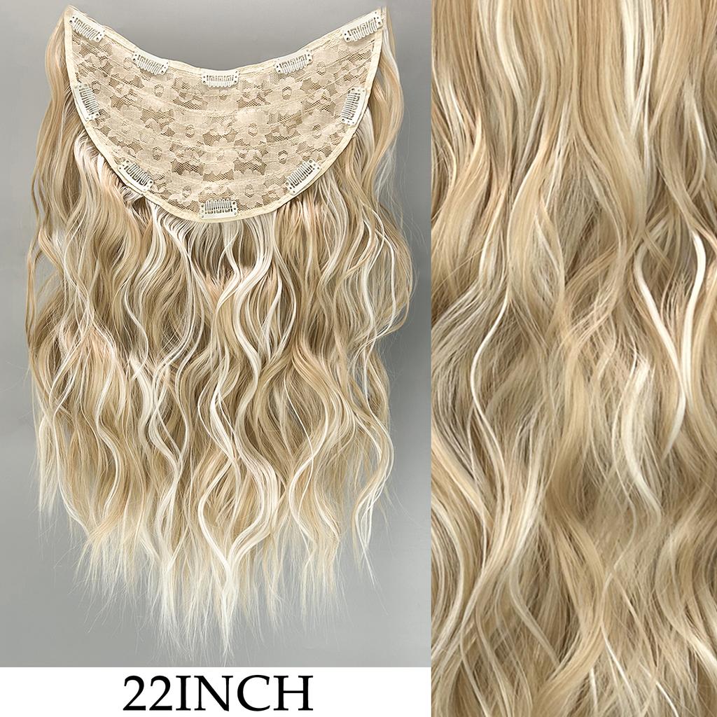 7Pcs/Set 16 Clips Hair Extension Black Long Straight Natural Hair Ombre Hairpiece Heat Resistant Fiber For Women Hairstyle 2030