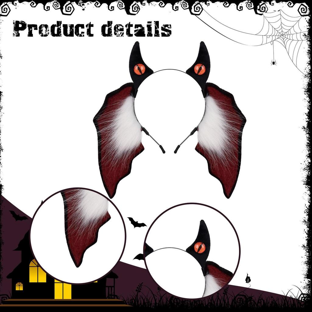 Devil Ears Headband Hairband for Party Supplies Dance Show