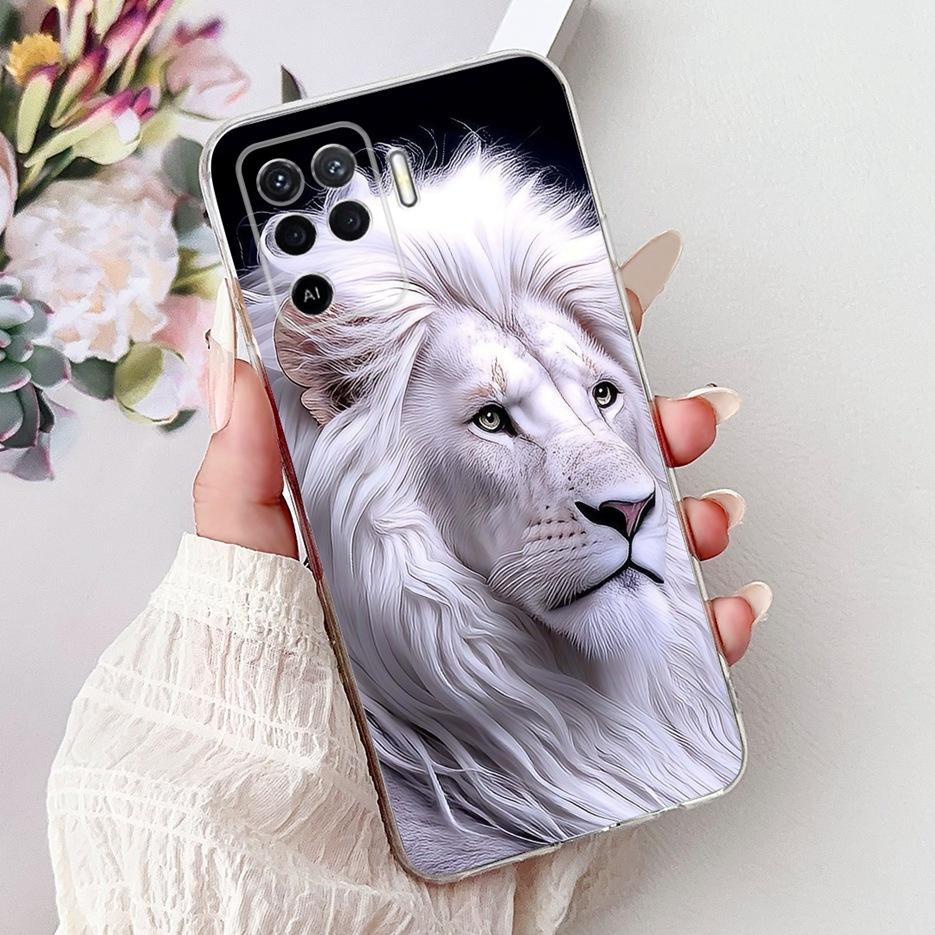 For Oppo Reno 5 Lite Case CPH2205 Fashion Painted Cover Soft Slim Phone Case For Oppo Reno5 Lite Reno 5F 5Z Reno5F Reno5Z Fundas