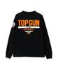 Avirex Long Sleeve Top Gun Size Black Men's T-Shirt, M, (Size 010)