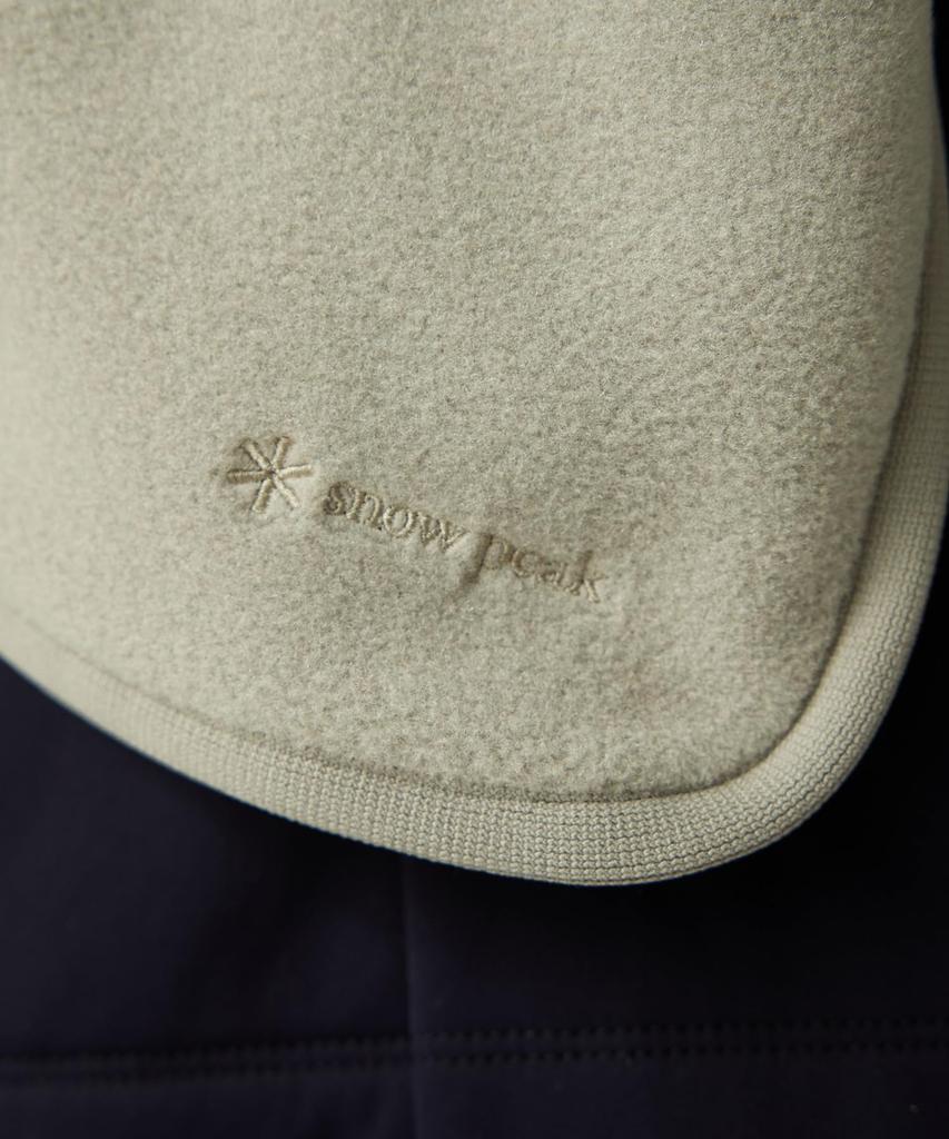 Snow Peak Fleece Stole Light for Men and or Wrap Water-Repellent AC-25AU029, Gray, Women, Shawl, Scarf,