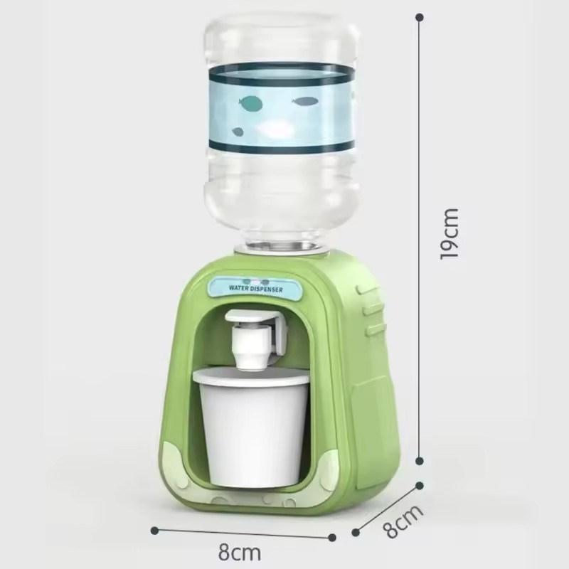 1PCS Mini Play House Cartoon Water Dispenser Rotatable and Detachable Cartoon Children's Beverage Machine Interactive Kids Toys
