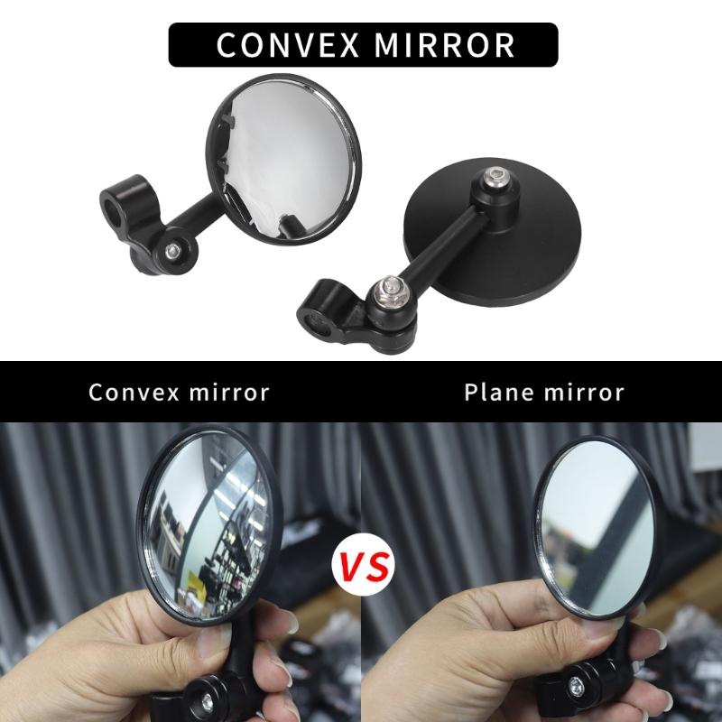 Easy Install Vibration Resistant Rear View Mirror With Wide View Motorcycle Accessory Handlebar Side Mirror