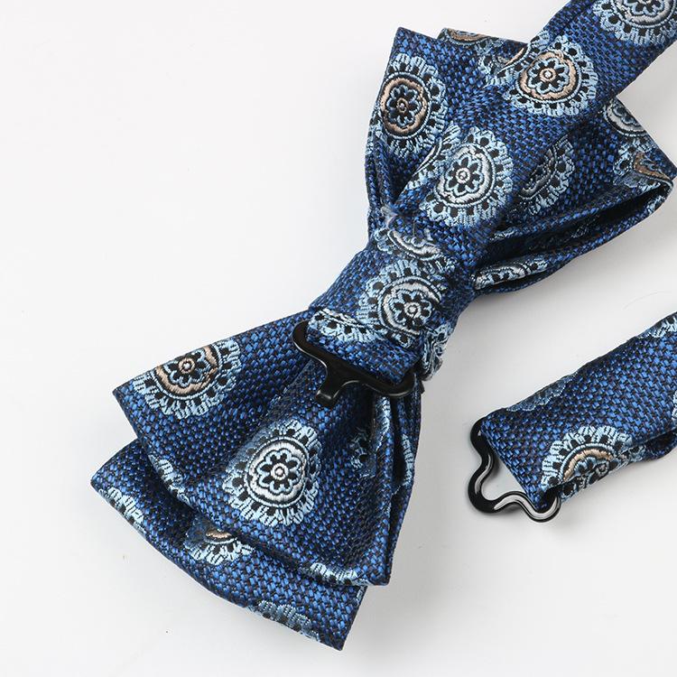 Bow Tie Men'S Vintage Suit Dress Meeting Banquet Officiating Wedding Bow High-End Collar Accessories