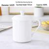 Gold-Edged Bone China Teacup with Lid - Elegant Porcelain Office & Household Ceramic Mug