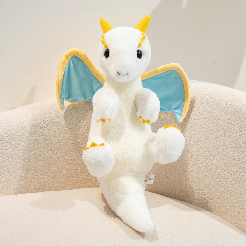 Dreamy Flying Dragon Dinosaur Plush Toy - Soothing Companion Doll for Kids