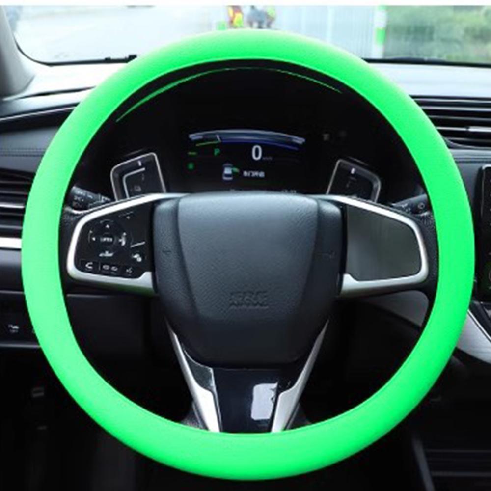 1 Pc Ultra Thin Anti Slip Car Steering Wheel Protective Cover, Silicone Steering Wheel Protective Cover