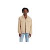 Levis Solid Color Simple Comfortable Loose Long Sleeve Cotton Jacket Men jackets Beige A6086-0007