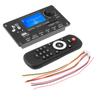 Placa decodificadora de reproductor MP3 de 12 V CC con Bluetooth 5.0, USB, TF, BT, FM, módulo de reproductor de música MP3 con pantalla LCD, reproductor de audio digital