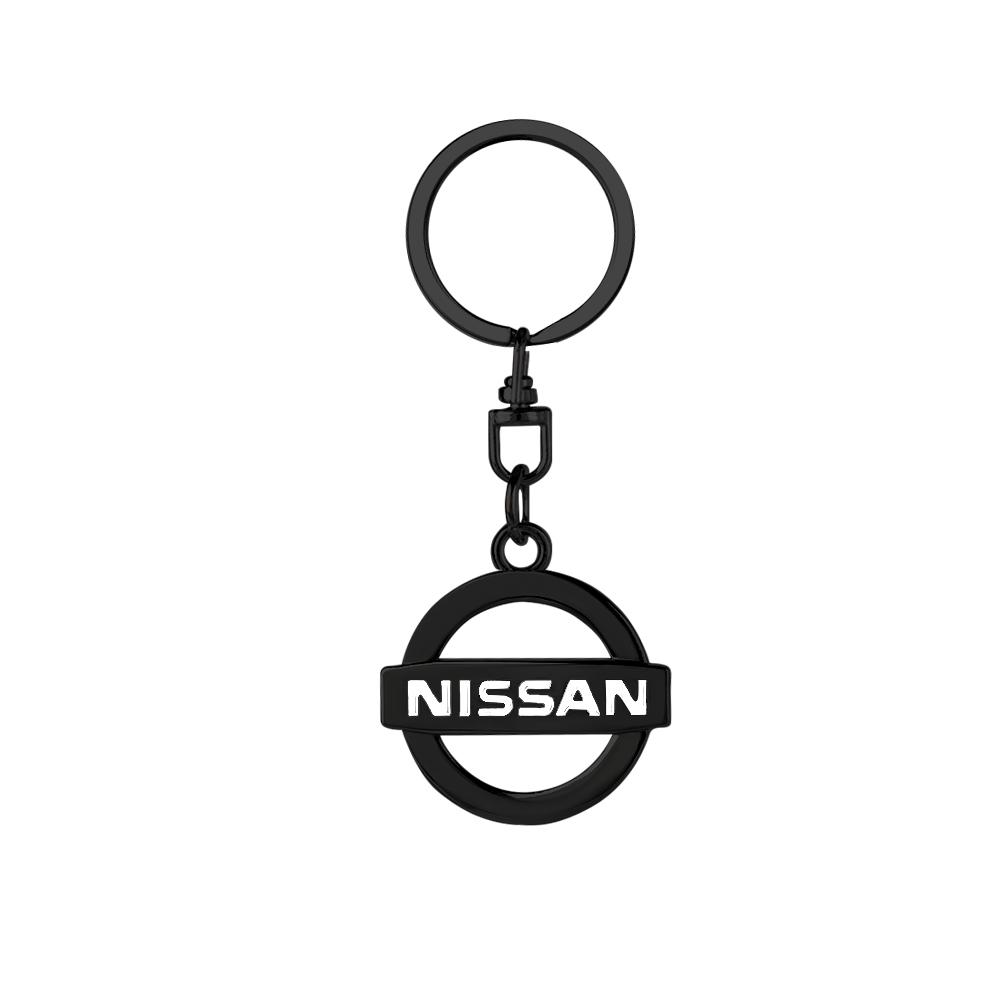 Wskpa9 Borsa Portachiavi Auto con Texture in Pelle Custodia Fibbia a Ferro di Cavallo Portachiavi Tappo Mozzo Auto Per Nissan Nismo Xtrail Qashqai J11 J10 Juke Note