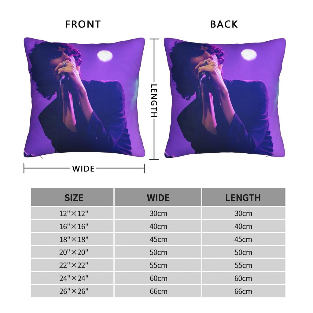 S-SOMBR World Tour Pillow Case Graphic Pillow Cover For Living Room Chair Cute Funny Cushion Cover
