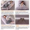 J-Shape Side Sleeper Pillow Pregnancy Pillow Positioning Pillow Nursing Pillow