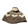 Cold Hat Fair Isle Style Love Fur Ball Ear Protection Wool Hat for Women Autumn and Winter Warm Versatile Knitted Hat